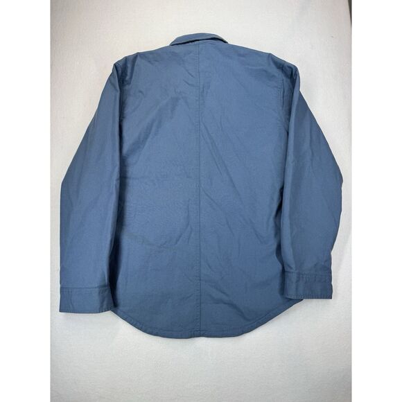 Carhartt Men’s Canvas Fleece Lined Shirt Jacket Blue Large NWT - Picture 3 of 4